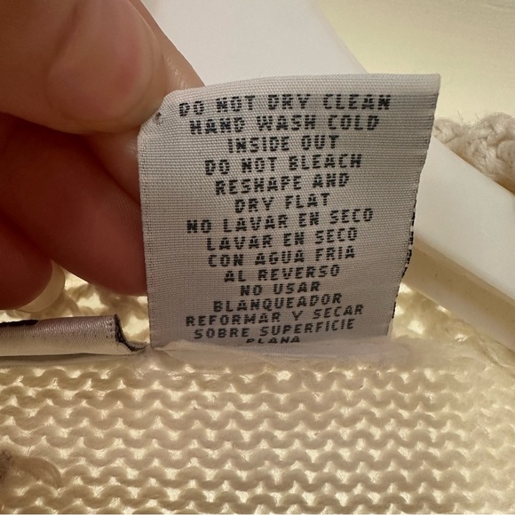 Cottagecore Cardigan Sweater Embroidered Beaded Women PETITE LARGE Pearls Floral - Picture 13 of 14